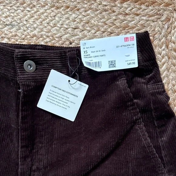 Uniqlo Corduroy Barrel Pants - XS- sold out! - Picture 3 of 3
